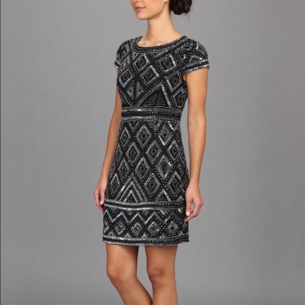 Adrianna papell beaded dress